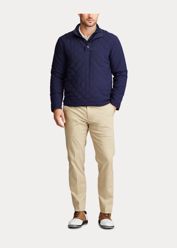 Men's Ralph Lauren Quilted Stretch Pullover | 701296EDZ